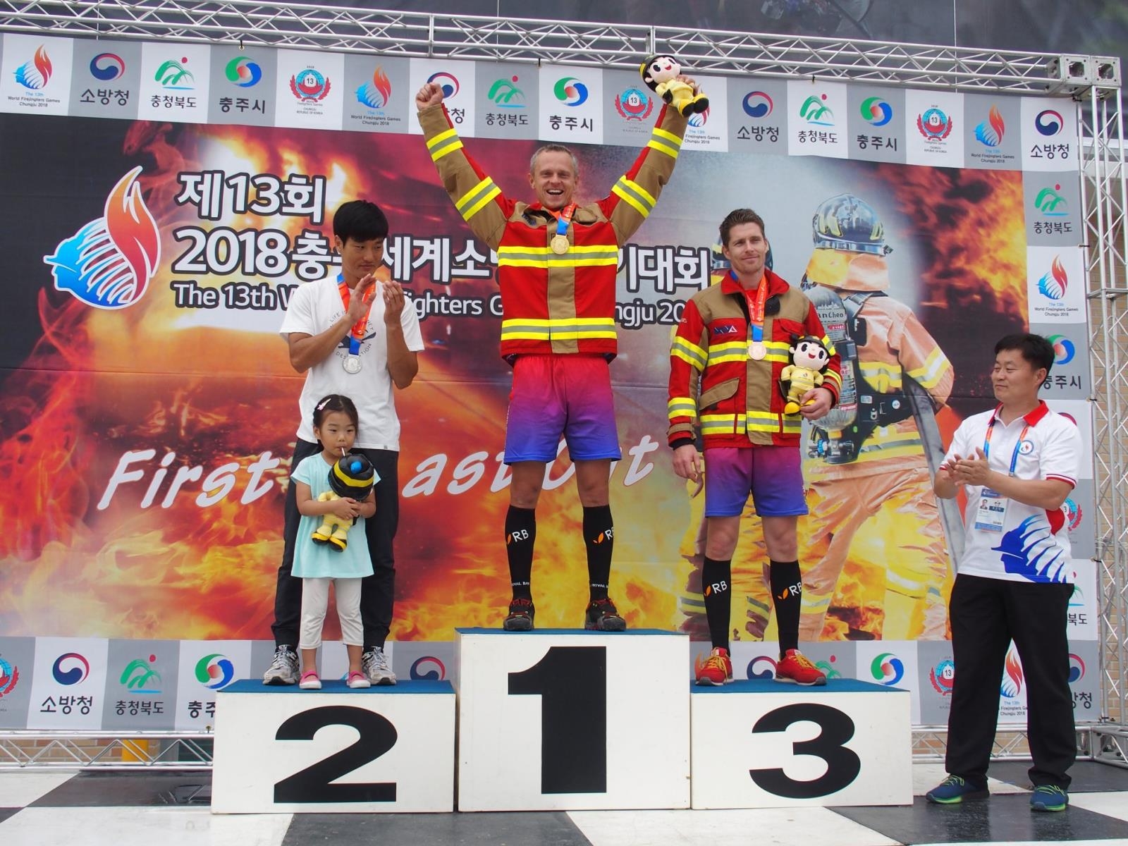 Česká reprezentace na Světových hasičských her v Jižní Koreji zdroj foto: GŘ HZS ČR
