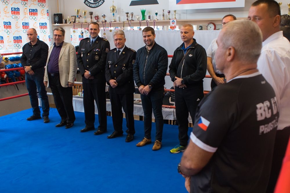 Prostějov - první ročník boxerského turnaje pro policisty zdroj foto: PČR