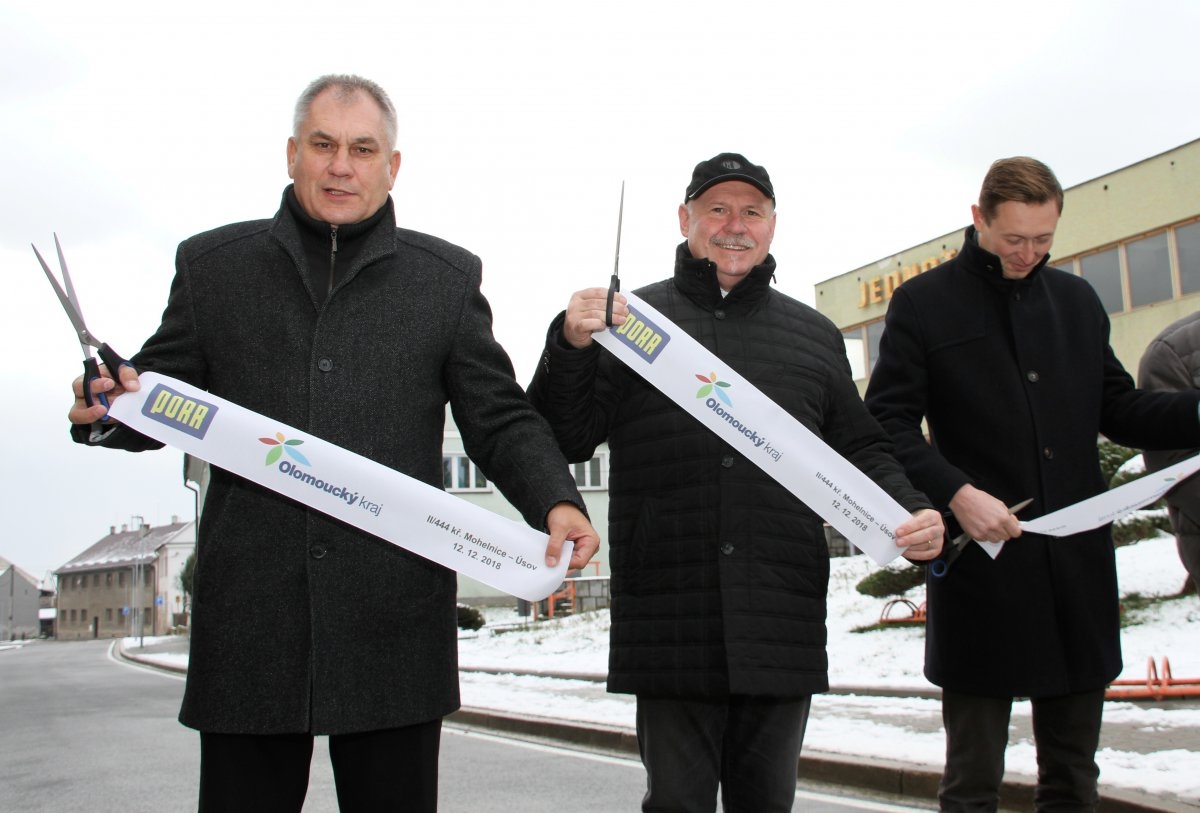Hejtmanství dokončilo rekonstrukci dvou významných silnic na Mohelnicku a Jesenicku zdroj foto: OLK