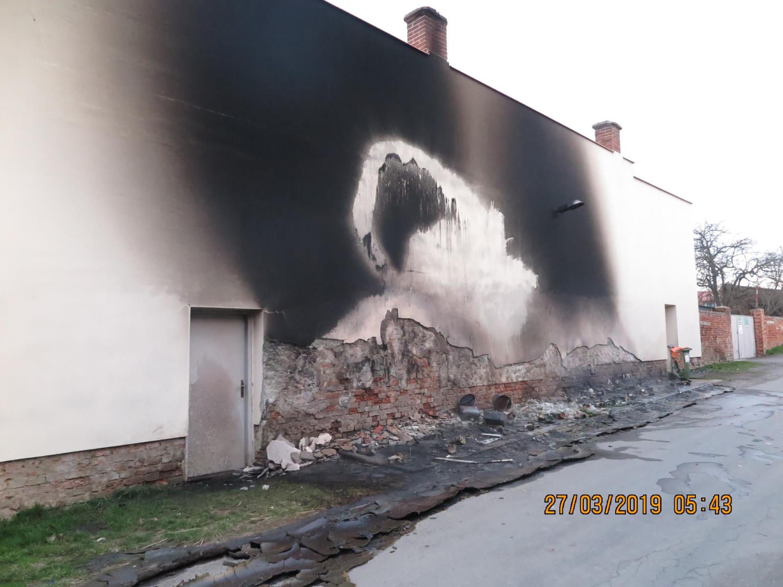 Série úmyslných požárů kontejnerů na Olomoucku zdroj foto:HZS OLK