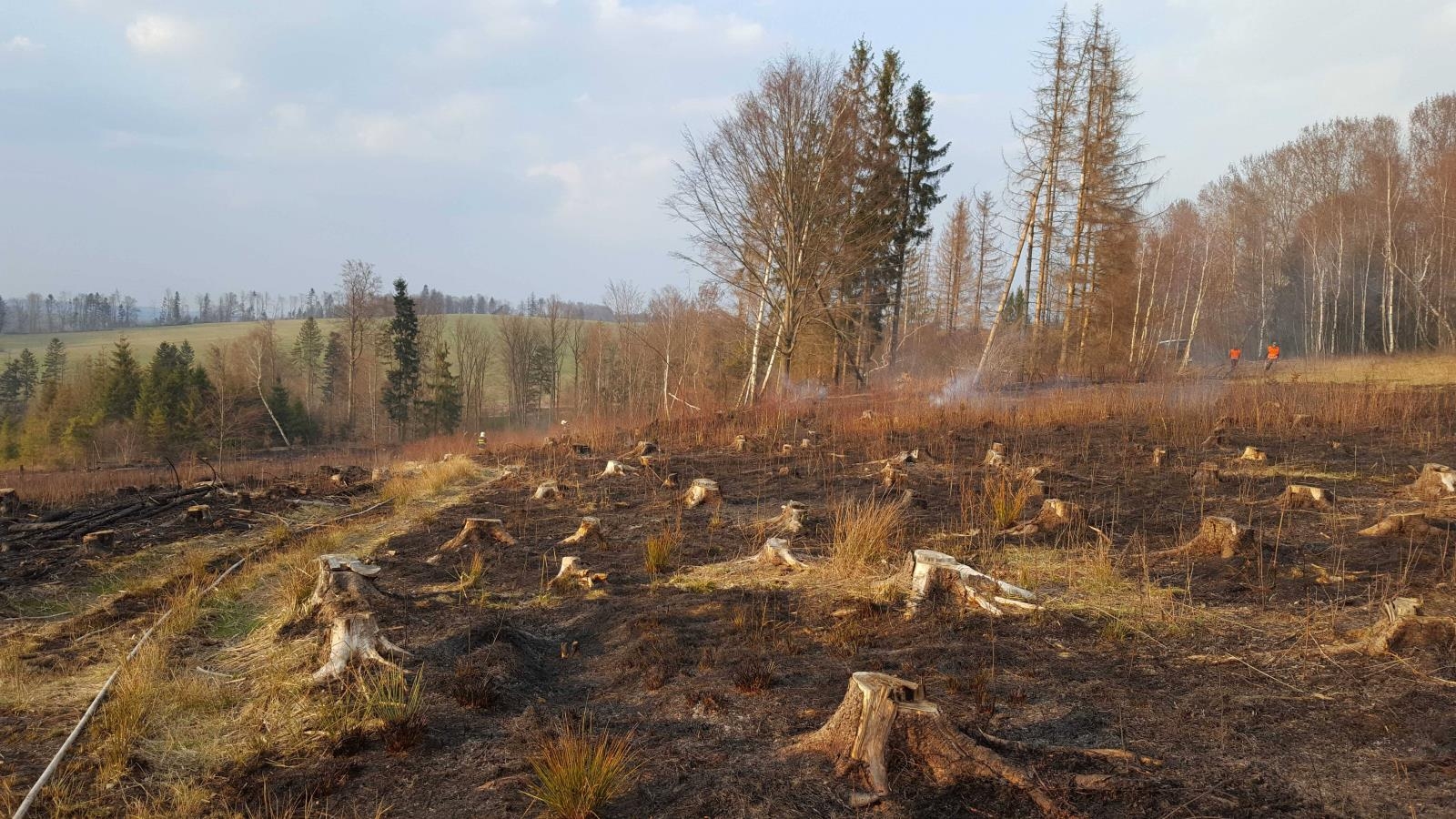 lesní požáry v kraji zdroj foto: HZS OLK