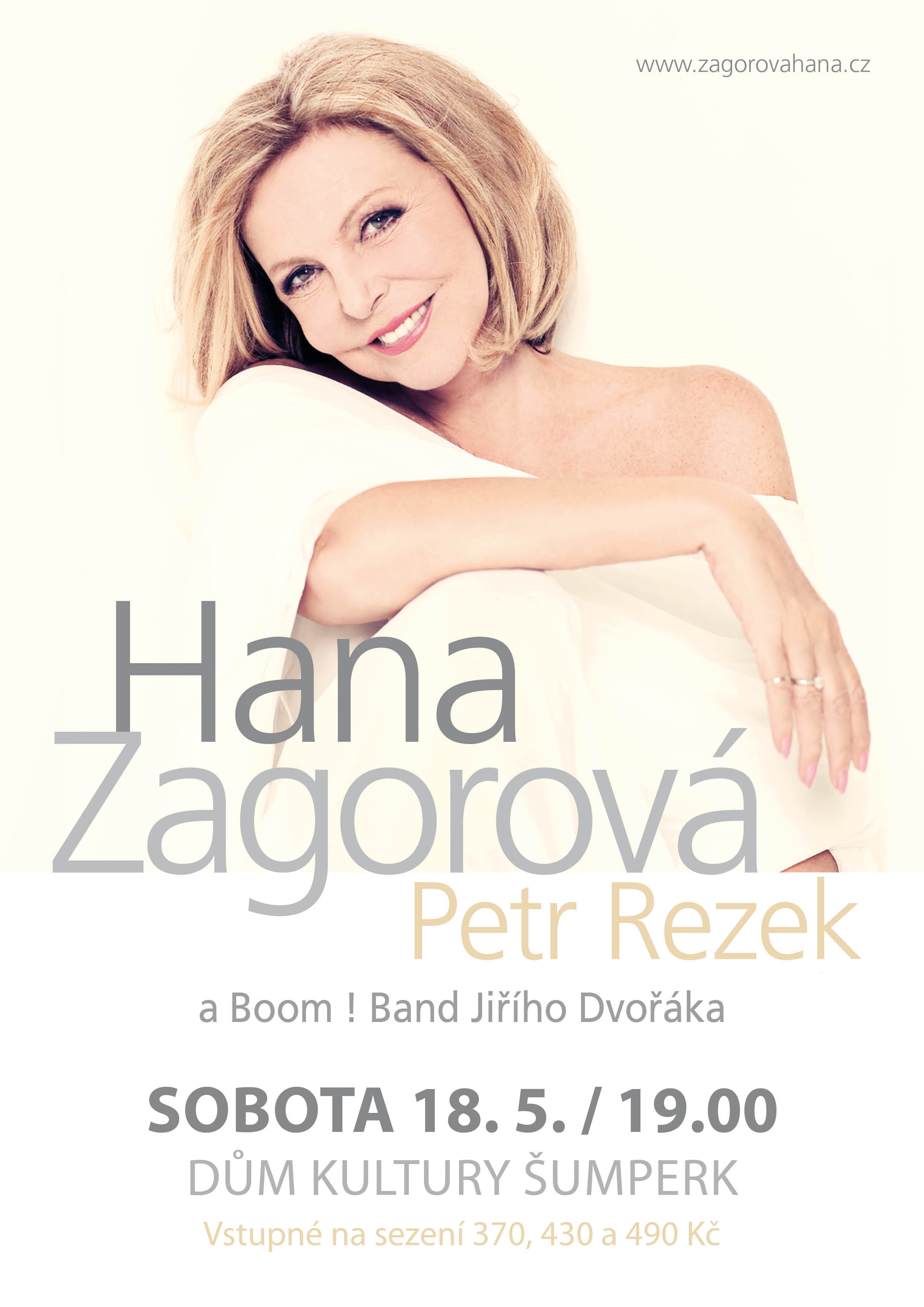 Hana Zagorova pozvánka na koncert zdroj: dk