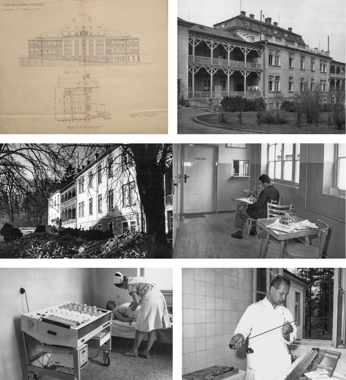 stará budova II. interní kliniky zdroj foto: archiv FNOL