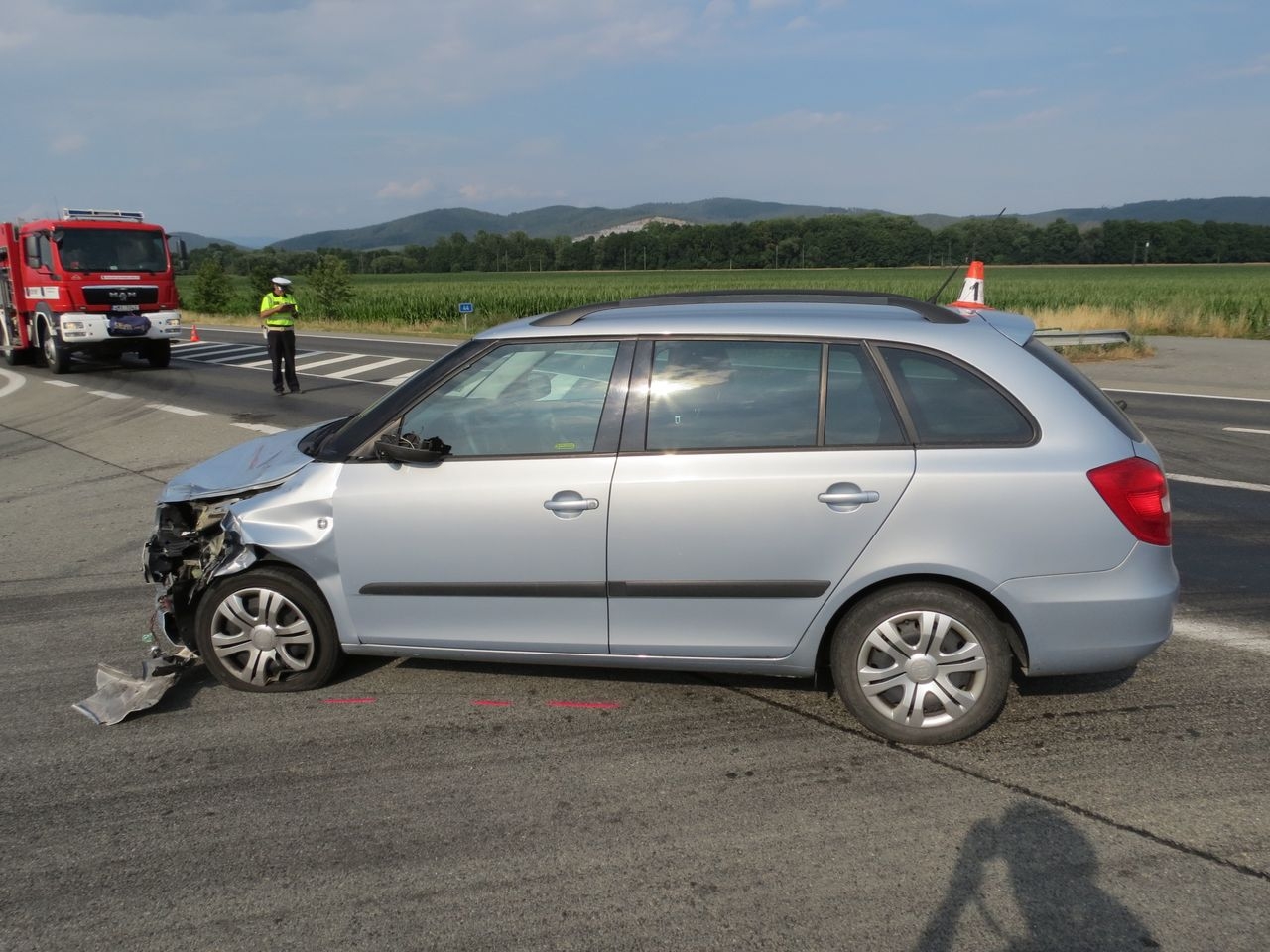 dopravní nehoda u Rájce zdroj foto: PČR