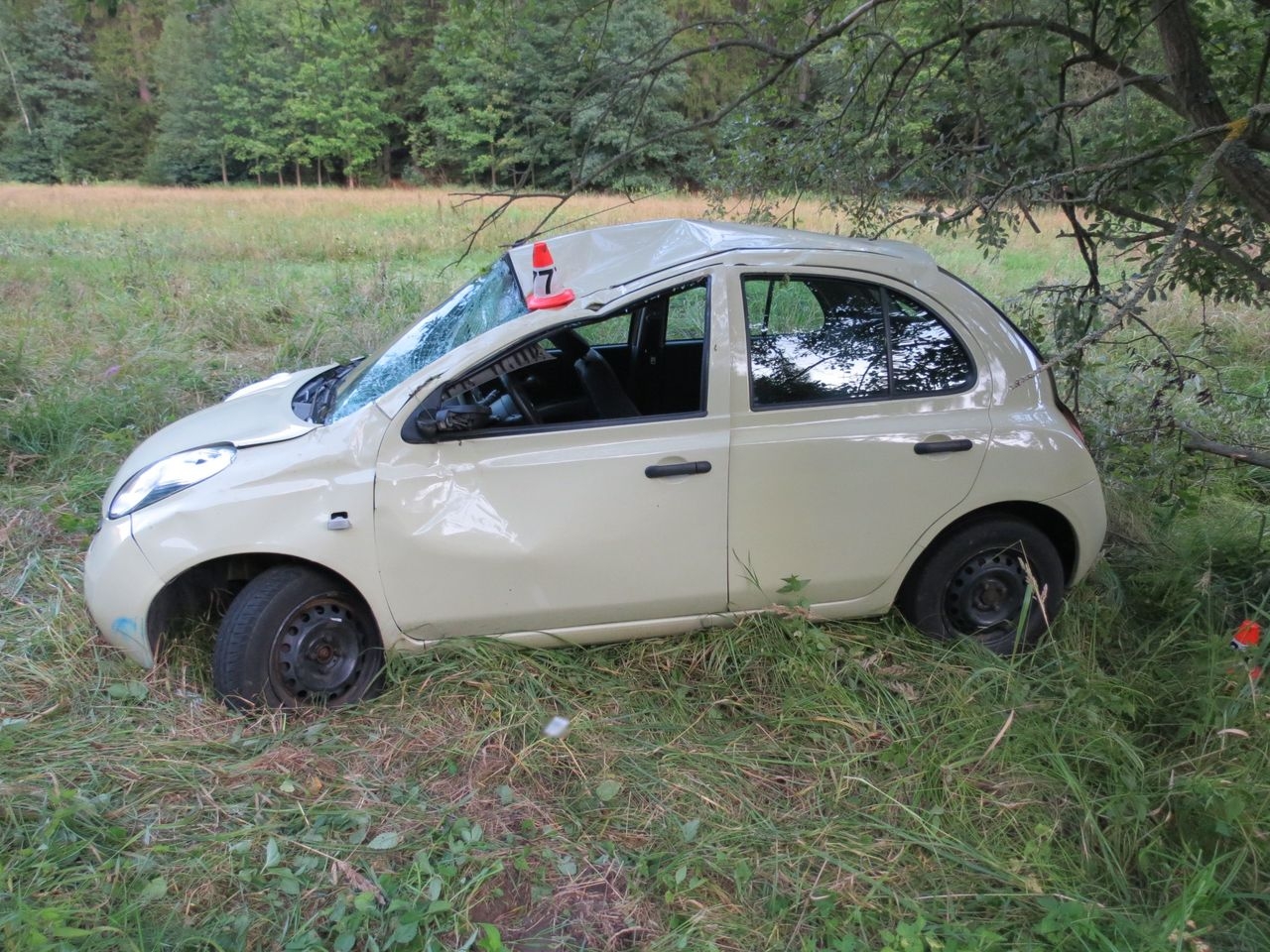 havárie vozidla Nemile zdroj foto: PČR
