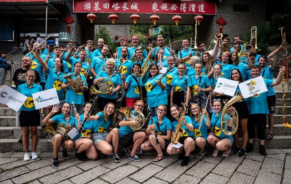 Zábřežský dechový orchestr reprezentoval na festivalech Číně zdroj foto: ZDO