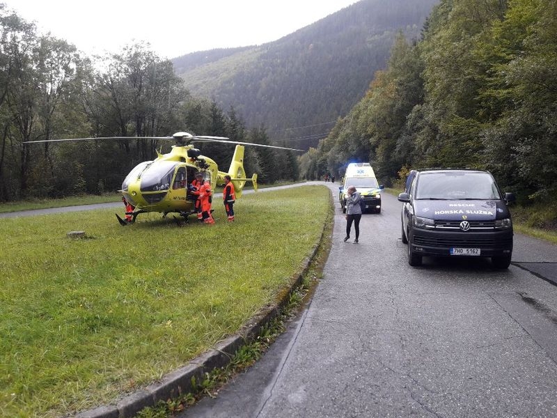 Vrtulník letěl dvakrát do Jeseníků zdroj foto: HS