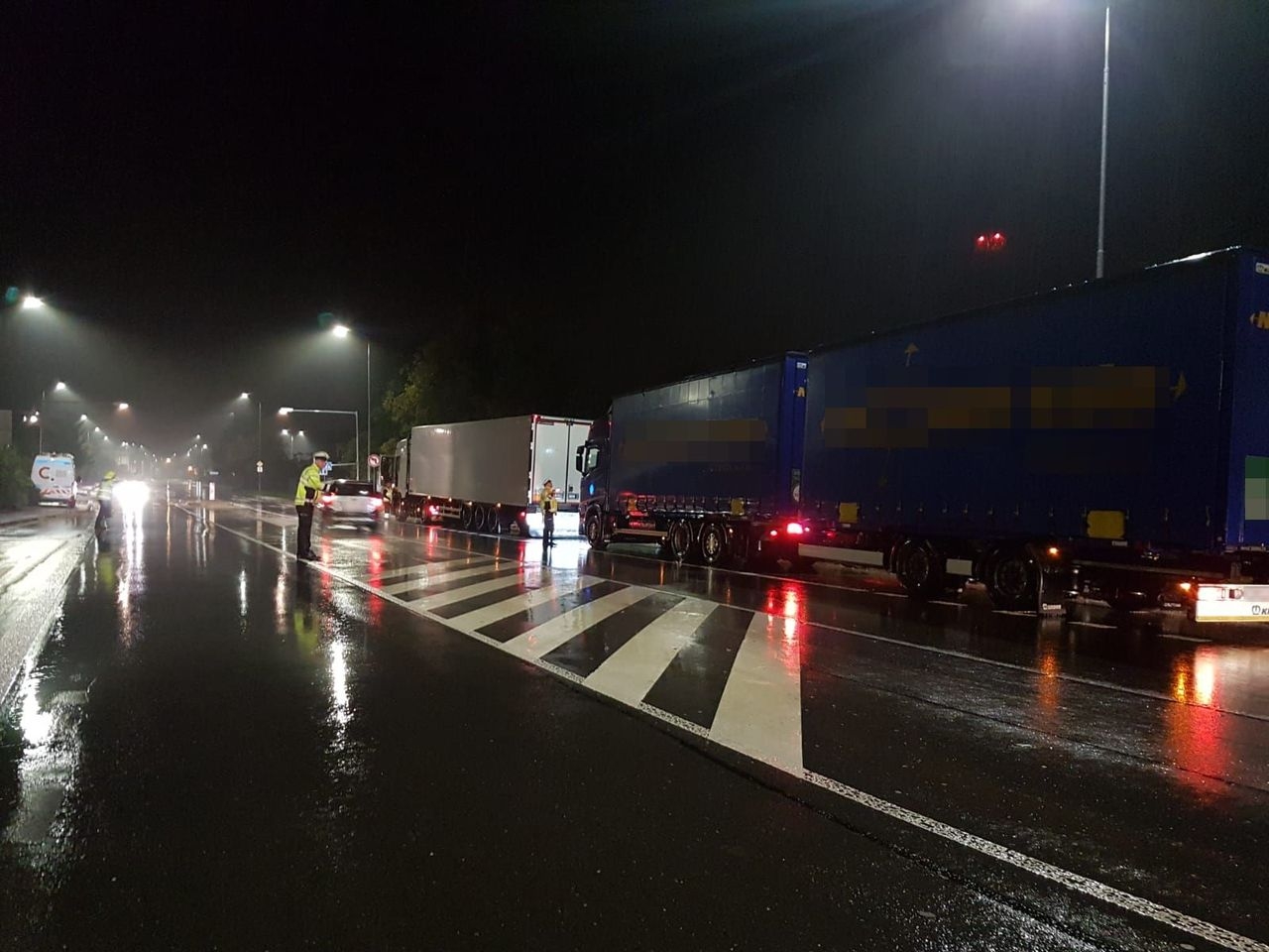 kontroly nákladní dopravy zdroj foto: PČR