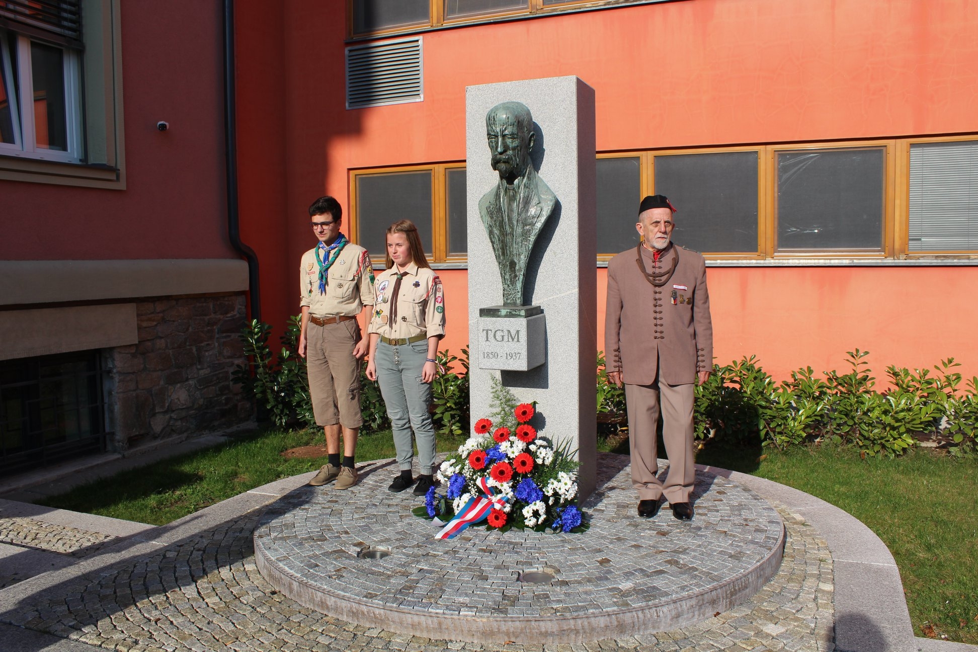 Vzpomínka na T. G. Masaryka i padlé vojáky v Šumperku zdroj foto: mus