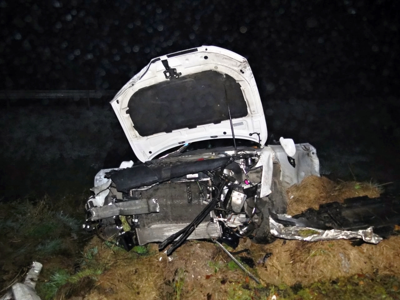 havárie vozidla pod Bludovským kopcem zdroj foto: PČR