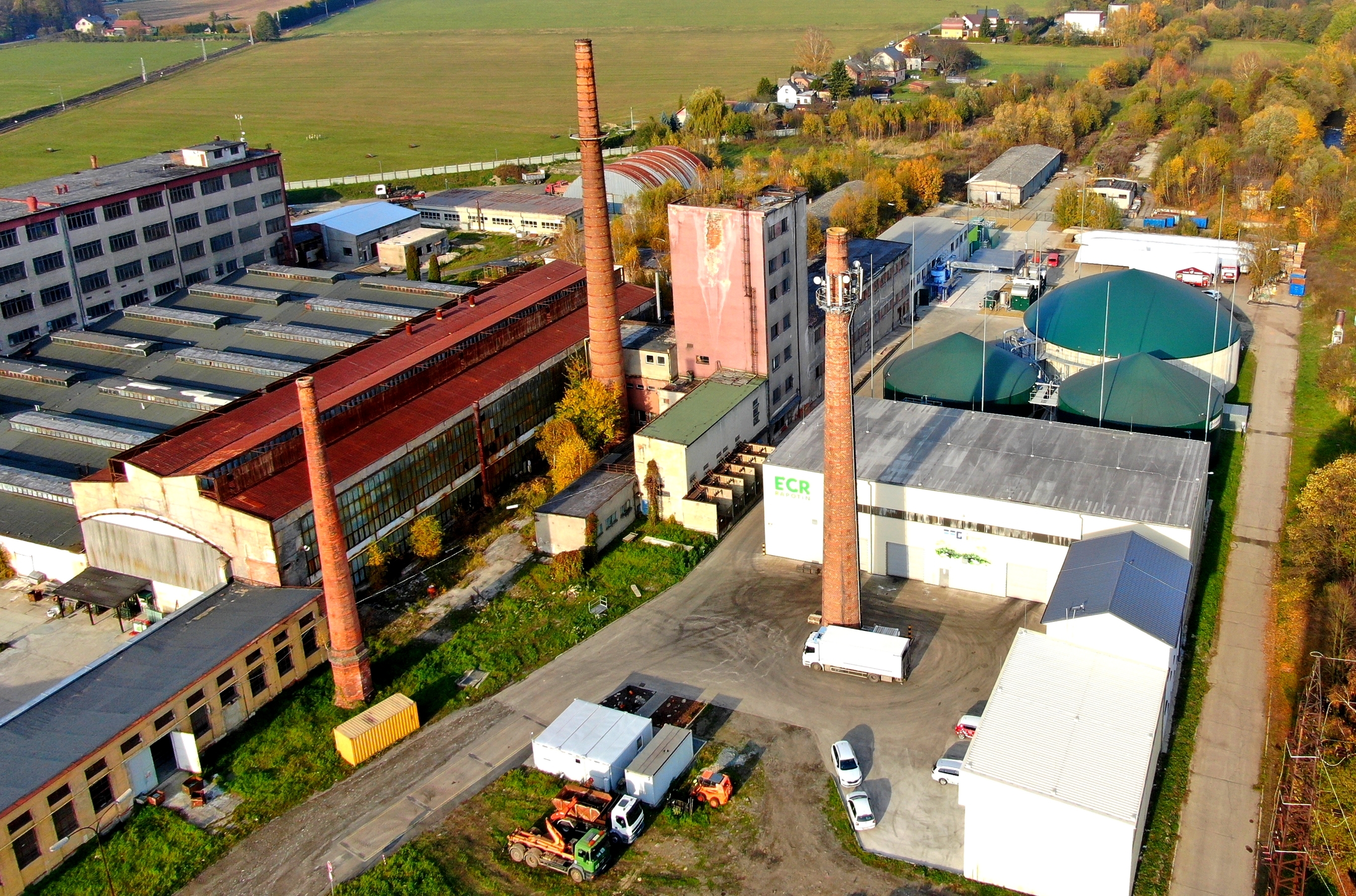 Rapotínská bioplynová stanice vyrobí z rozložitelných odpadů čistou energii. Foto: EFG Rapotín
