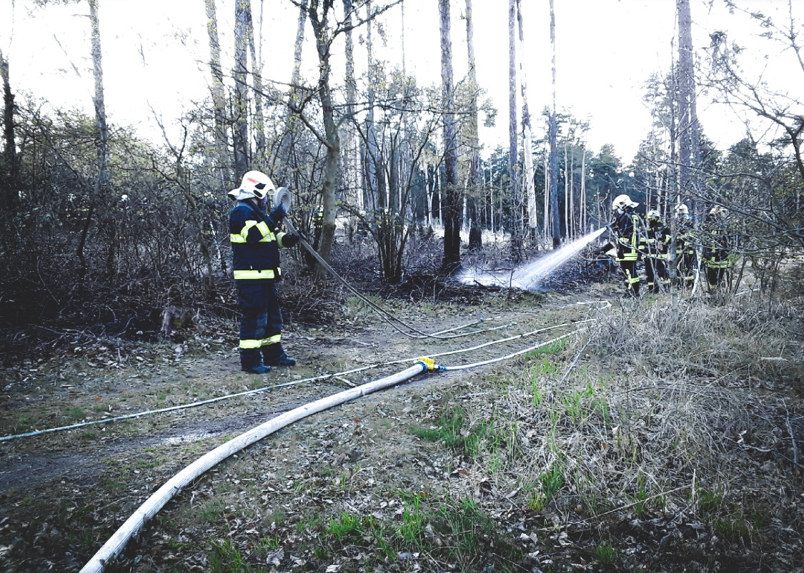 lesní požáry v Olomouckém kraji zdroj foto: HZS OLK