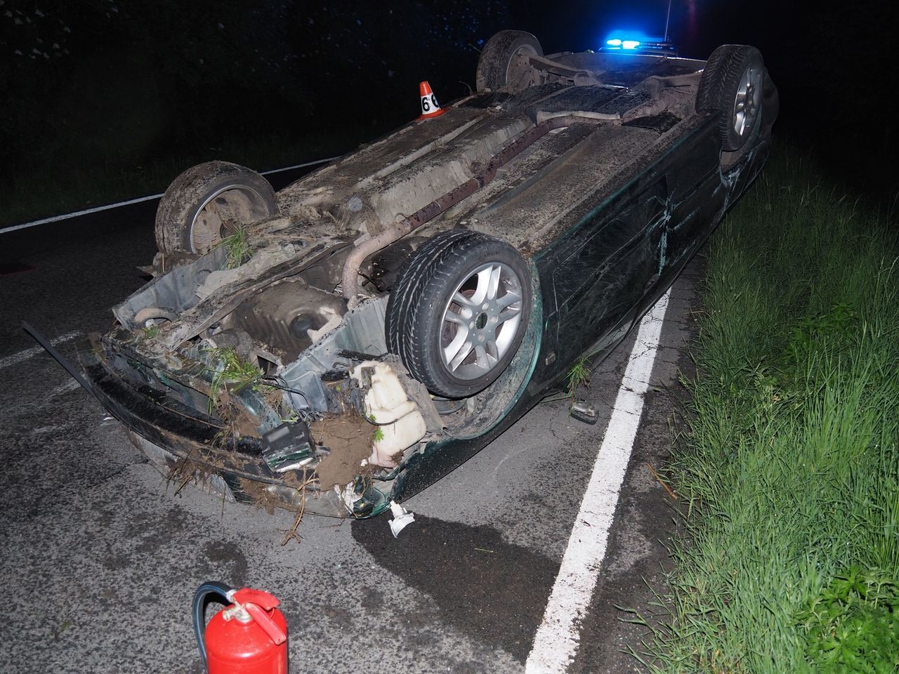 havárie vozidla mezi Úsovem a Policí zdroj foto: PČR