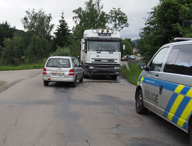 dopravní nehoda u Olšan zdroj foto: PČR