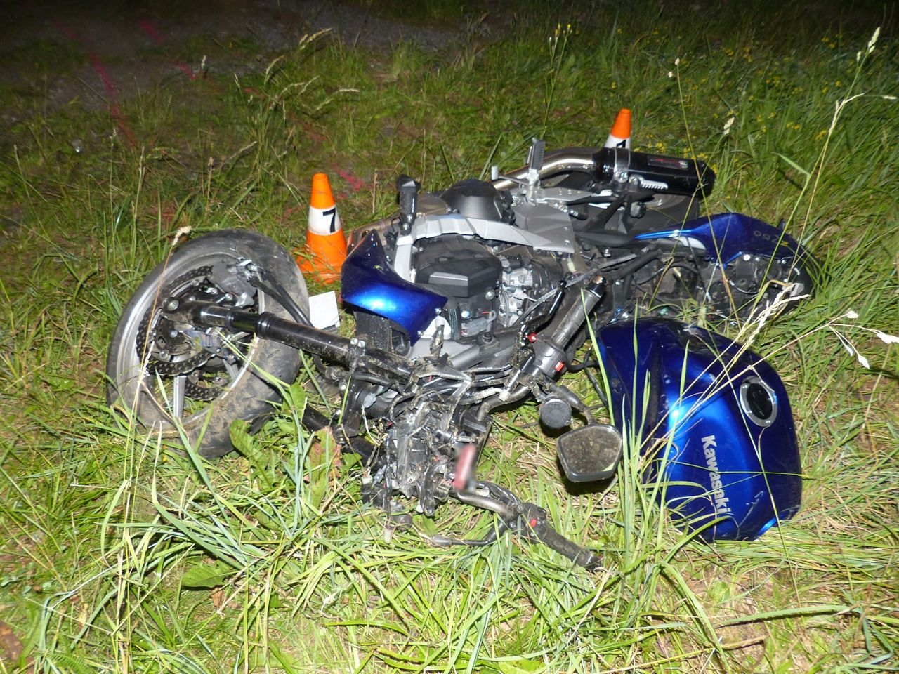 havárie motorky ČHS zdroj foto: PČR