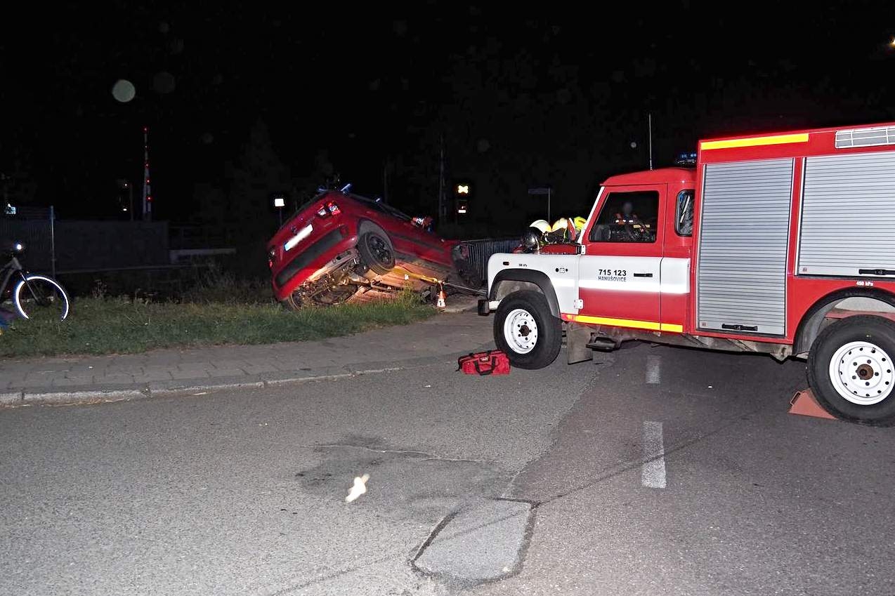 havárie vozidla v Hanušovicích zdroj foto: PČR