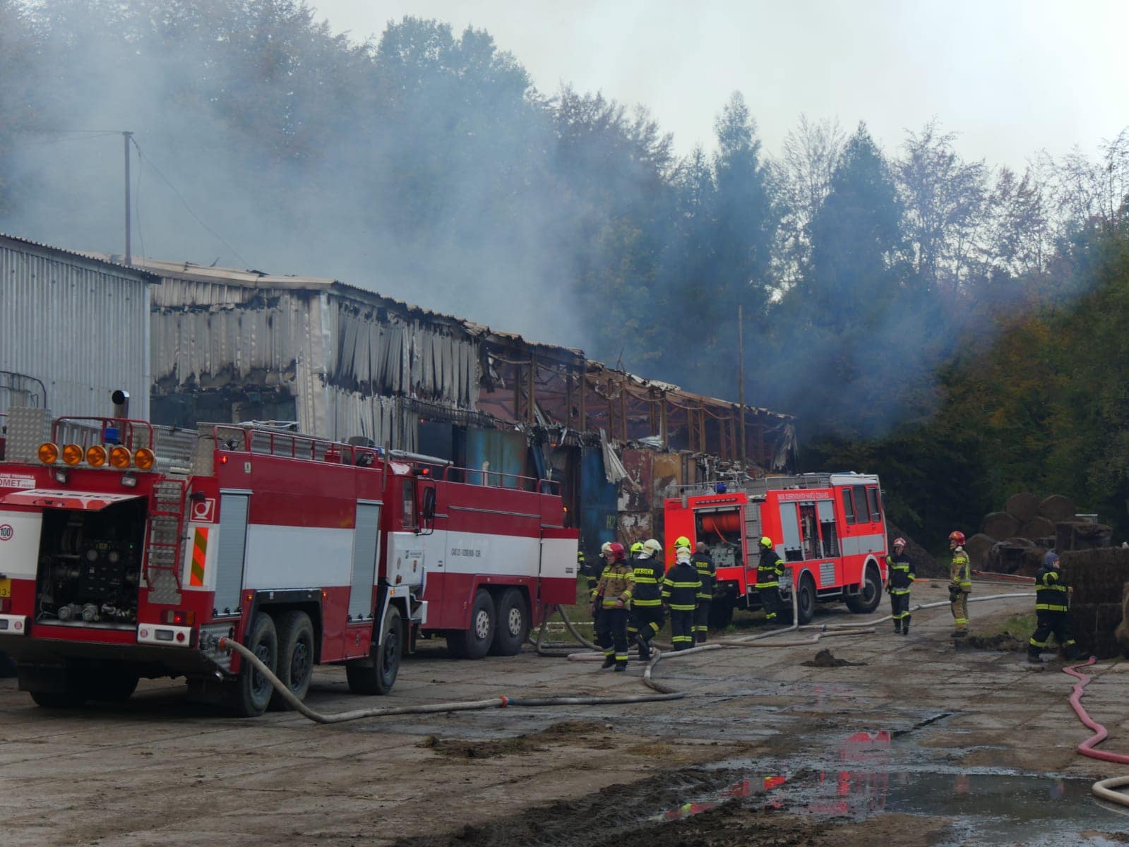 zásah hasičů Jesenicko zdroj foto: HZS OLK