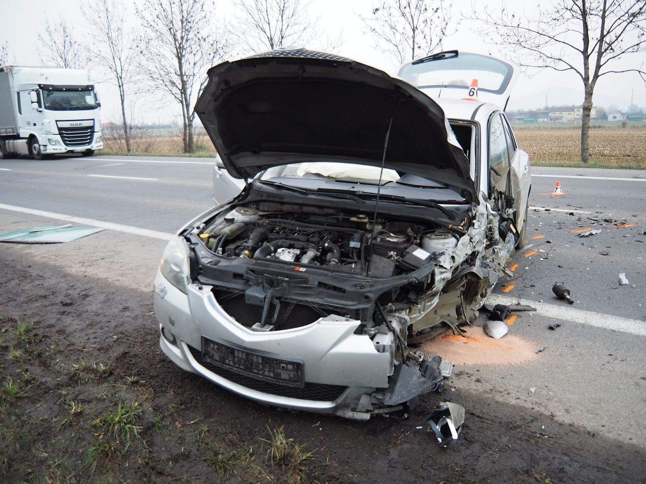dopravní nehoda na Šumpersku zdroj foto: PČR