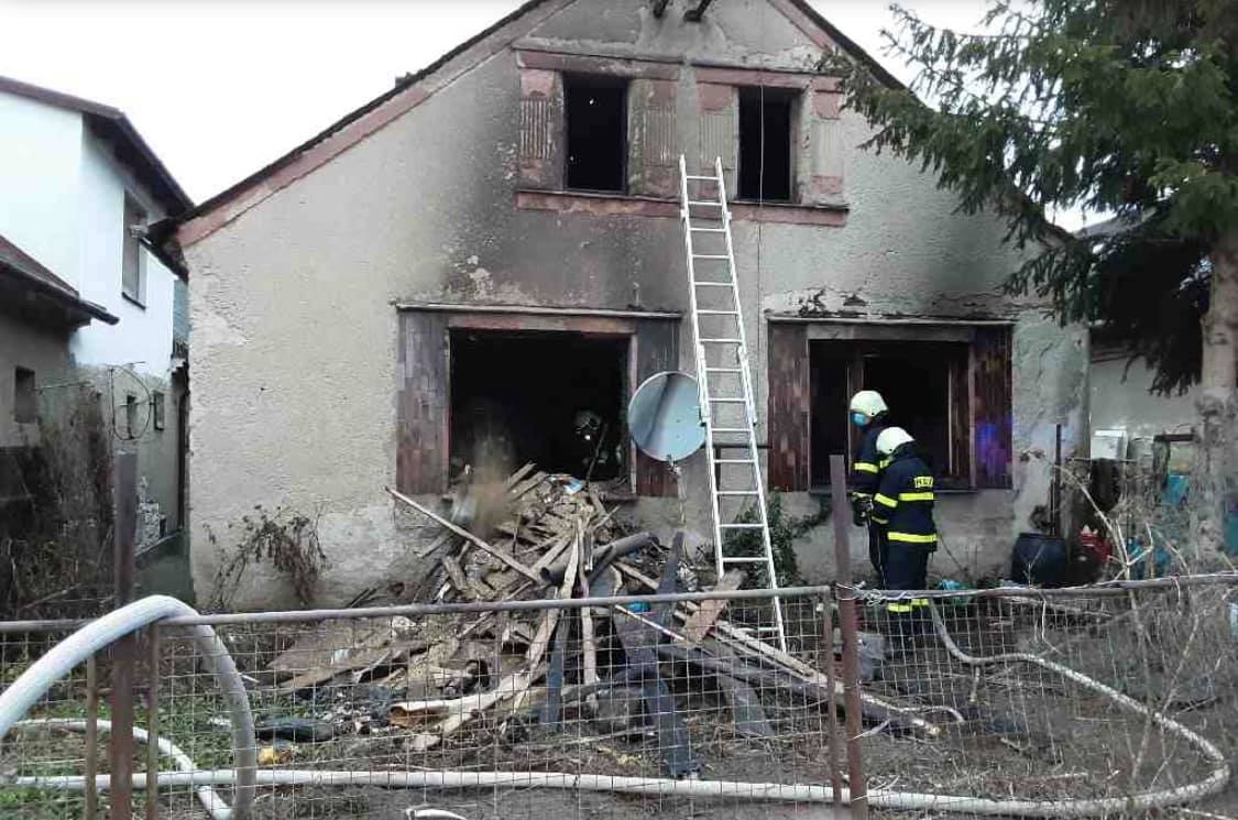 Bohuslavice - zásah hasičů zdroj foto: HZS OLK